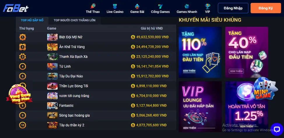 Hình ảnh tổng quan về các môn thể thao và kèo cược tại 798bet nhà cái